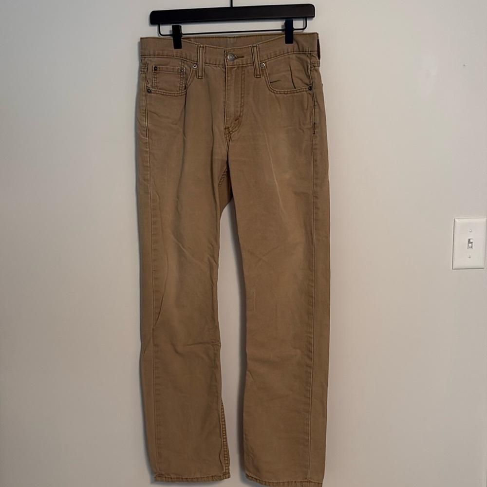 Levi's 514 Tan Khaki Denim Jeans